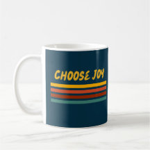 Elegir joy Inspirador Mug/Christian Faith Retro