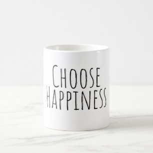 Taza De Café Elegir la felicidad #1
