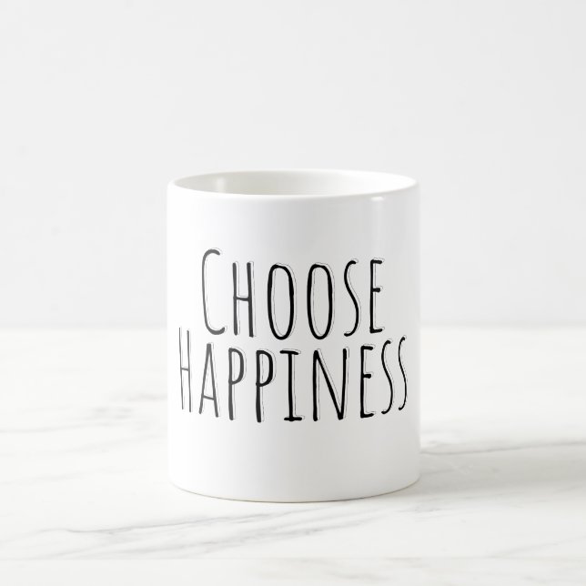 Taza De Café Elegir la felicidad #1 (Centro)