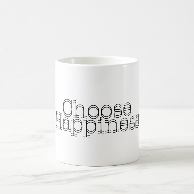 Taza De Café Elegir la felicidad #2 (Centro)