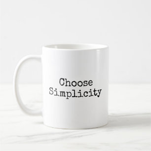 Taza De Café Elegir simplicidad