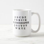 Taza De Café Elemenopee Alphabet Funny Mug<br><div class="desc">¿NO LO VES? ¿TODAVÍA LO QUIERES? Cualquiera de los diseños que ven aquí se puede personalizar y poner en cualquiera de los muchos productos de Zazzle! Empezaremos con tu solicitud tan pronto como lo envíes a allangeeD0Tmail@gmailD0Tcom ¿Has estado buscando tazas de café divertidas y tazas de té en Internet? Todos...</div>