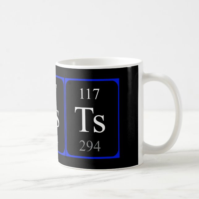 Taza De Café Elemento 117 mug - negro tenessine (Derecha)
