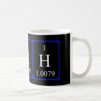 Elemento 1 mug - hidrógeno