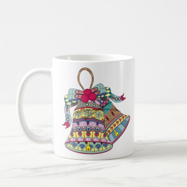 Taza De Café Elemento de campanas de Navidades decorativos (Izquierda)