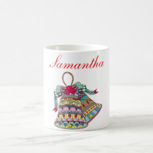Taza De Café Elemento de campanas de Navidades decorativos