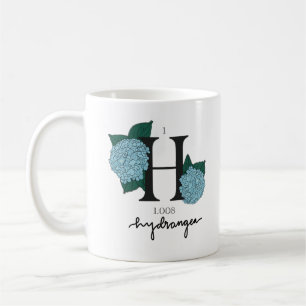 Taza De Café Elemento de hidrógeno floral