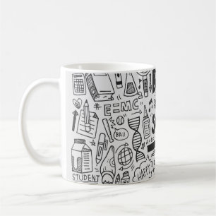 Taza De Café elemento de la escuela de dibujo manual