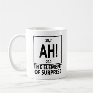 Taza De Café Elemento de Sorpresa Ah Química Tabla Periódica