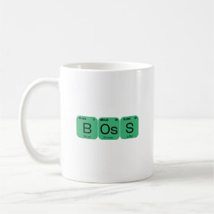 Taza De Café Elemento de tabla periódica BOSS