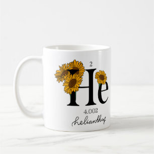 Taza De Café Elemento floral Helio