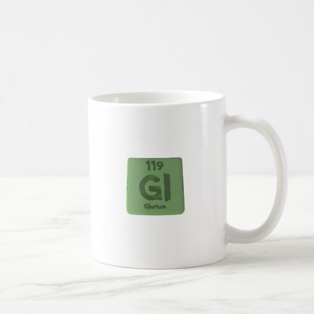 Taza De Café Elemento químico 119 de Glorium Gloria (Derecha)