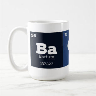 Taza De Café Elementos de tabla periódica de Bacon divertidos
