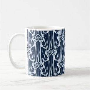 Taza De Café Elementos geométricos: Patrón moderno estilizado