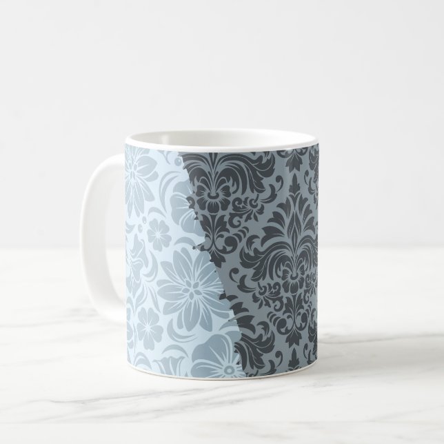 Taza De Café Elementos ornamentales de lujo (Anverso izquierdo)