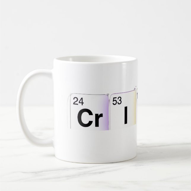 Taza De Café Elementos Químicos de Cristo (Izquierda)