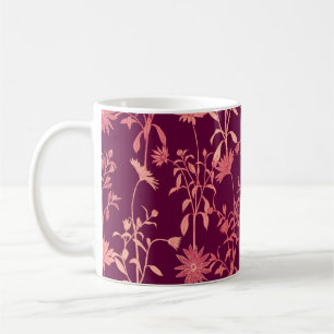 Taza De Café Elementos separados: Vintage floral
