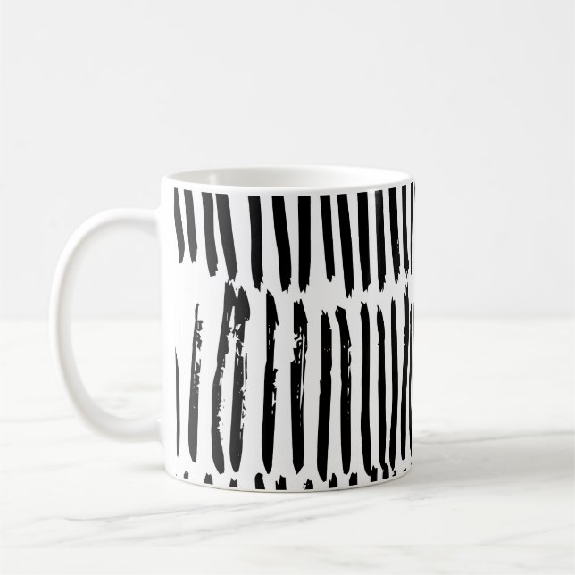 Taza De Café Elementos verticales: Estilo sin soldadura de mano (Izquierda)