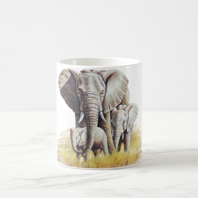 Taza De Café Elephant Family (Centro)