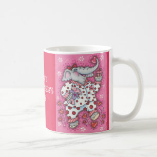 Taza De Café Elephant SCariño VALENTINE MUG *Personalizar