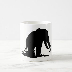 Taza De Café Elephant Silhouette