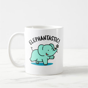 Taza De Café Elephantastic Funny Elephant Pun
