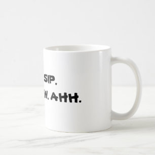 TAZA DE CAFÉ ELEVACIÓN. SORBO. TRAGO. AHH.