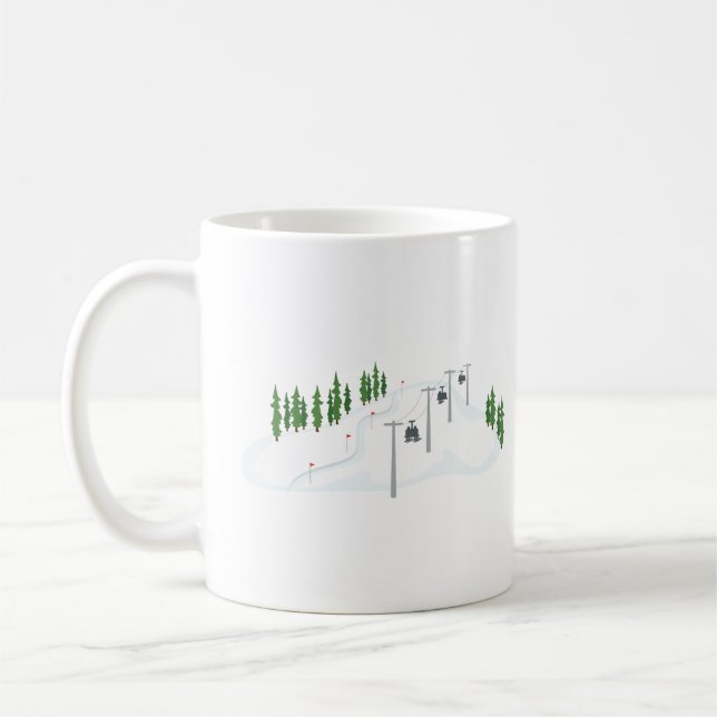 Taza De Café Elevador de esquí (Izquierda)