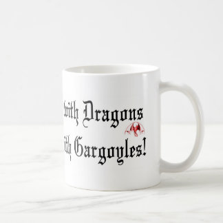 Taza De Café elévese con los dragones