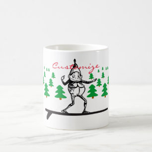 Taza De Café Elf en Surfboard Thunder_Cove