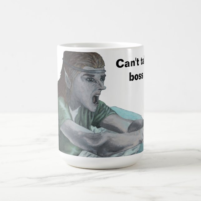 Taza De Café Elf Video Gamer Mug (Centro)