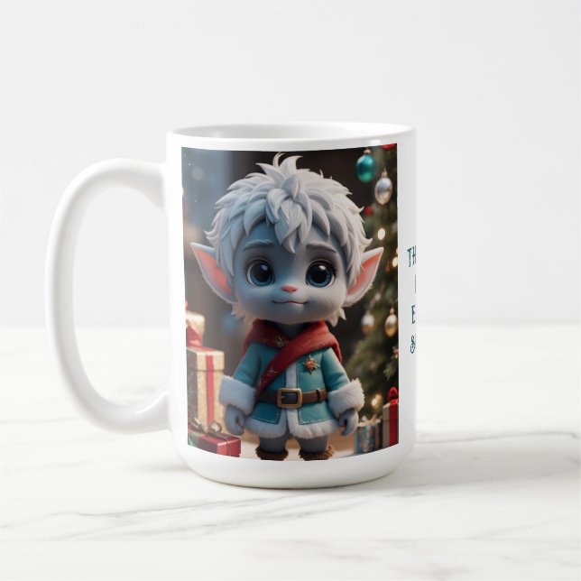 Taza De Café Elfo de Invierno (Izquierda)