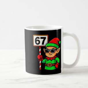 Taza De Café Elfo Divertido Seis Siete 6 7 Meme Disfraz de Navi