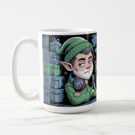 Taza De Café Elfo DJ creador de juguetes 