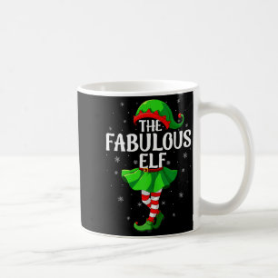 Taza De Café Elfo Fabuloso Navidad Chicas Mujeres Equipo de Elf