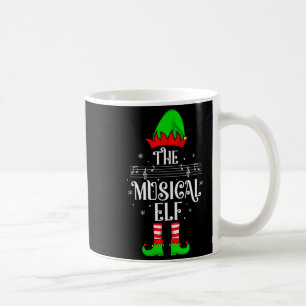 Taza De Café Elfo Musical Femenino Navidad Navidad Familia Comb