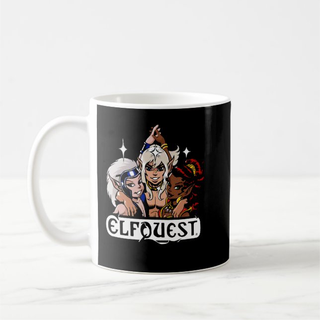 Taza De Café ElfQuest Retro Trio Classic (Izquierda)