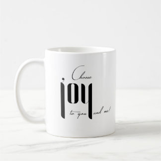 Taza De Café Elige alegría para ti y para mí