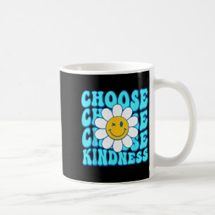 Taza De Café Elige amabilidad cara sonriente inspiracional mund