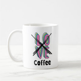 Taza De Café Elige café, no amor (Taza)
