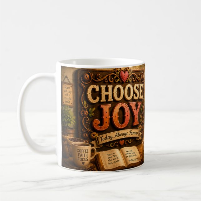 Taza De Café Elige la Alegría (Izquierda)