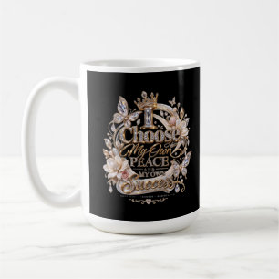Taza De Café Elige Mi Propia Paz y Éxito