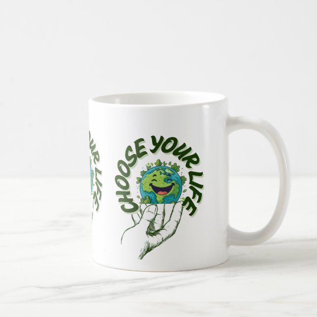 TAZA DE CAFÉ ELIGE SU VIDA (Derecha)