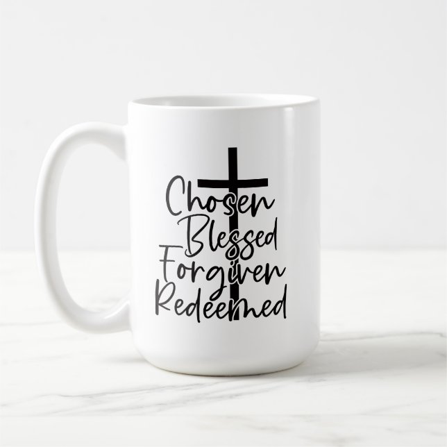 Taza De Café Elije Blessed Fordado Reredimido-5572 (Izquierda)
