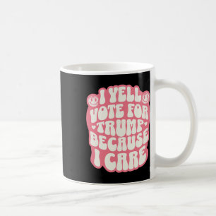 Taza De Café Elijo al delincuente divertido Trump patriota repu
