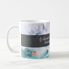 Taza De Café Elijo Amor: Inspiración Floral