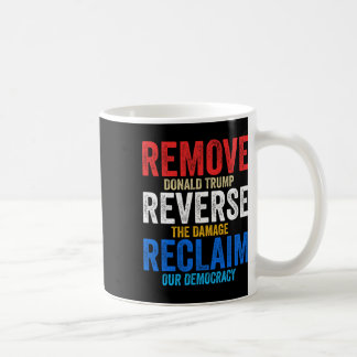 Taza De Café Eliminar Reversa Reclamar Manos Fuera Protesta Ant