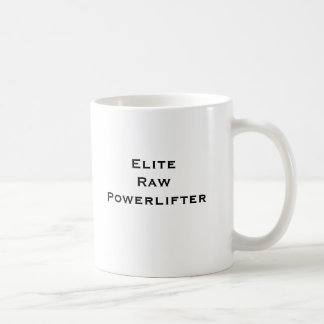 Taza De Café Élite Powerlifter crudo