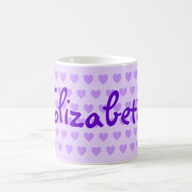 Taza De Café Elizabeth en Purple (Centro)