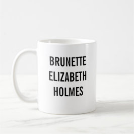 Taza De Café Elizabeth Holmes morena